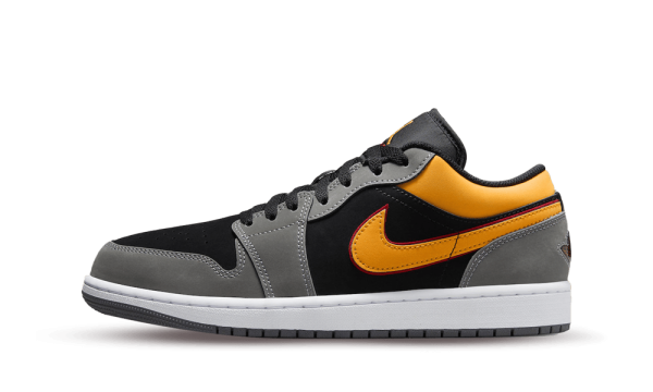 FN7308-008 Air Jordan 1 Low SE Black Vivid Orange