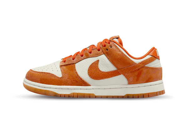 FN7773-001 Nike Dunk Low Cracked Orange (W)